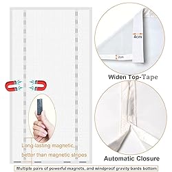 Double Door Screen Magnetic Closure