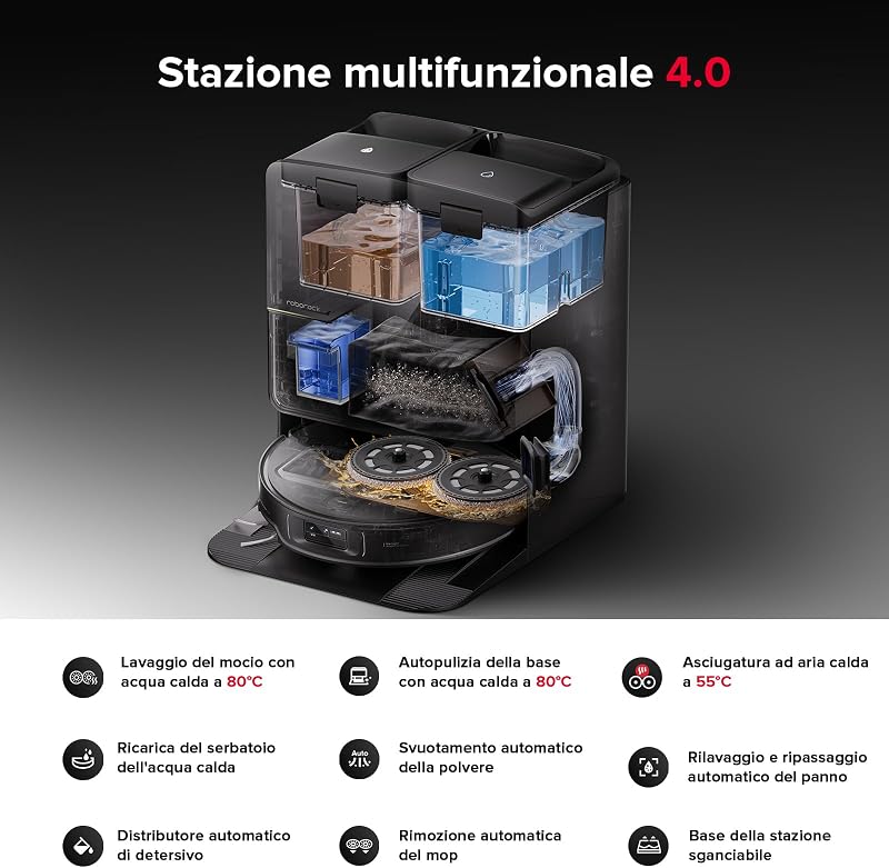 Saros Z70 Robot Aspirapolvere con Braccio Meccanico OmniGrip