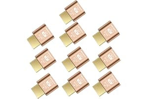 FUERAN 2K 4K 8K HDMI Dummy Plug-Virtual Monitor Display Emulator Headless Adapter 3840x2160@60Hz 1080@120hz DVI EDID Emulator