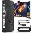 2025 Upgraded TV Antenna For Smart TV, 1600 Miles Range, Indoor/Outdoor Digital Antenna For Local Channels, HD 4K Support, Amplified Signal Booster