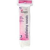 Swisspers Premium Exfoliating Rounds, 2 Distinct Raised Textured Surface, Cotton Facial Pads, 80 Count Re-closable Bag