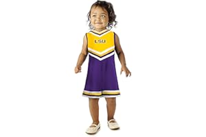 Little King NCAA Toddler/Youth Girls Team Cheer Jumper Dress-Sizes 2T 3T 4T 6