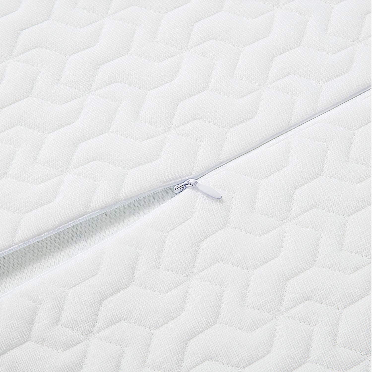 Bedsure Contour Memory Foam Pillow - Ergonomic Cervical Pillows for Neck Pain, Neck Support for Back, Side Sleepers - Gel-Infused Bed Pillows with Washable Zippered Cover - Standard Size: Home & Kitchen