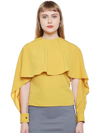 yellow cape top