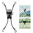 Nechkitter 2 in 1 Action Camera Chain Link Fence Mount for Gopro Action Cameras and Cell Phone, Ideal Backstop Camera Mount for Recording Baseball, Softball and Tennis Games …