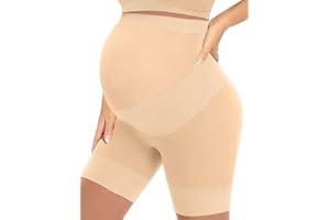 KIM S Shape Your Bump Seamless Maternity Shapewear for Dress, Pregnancy Postpartum Prevent Chafing Support-Underwear