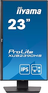 Iiyama XUB2390HS-B5 23 inch IPS Full HD 1080p 60Hz HDMI VGA DVI Monitor HAS view 2