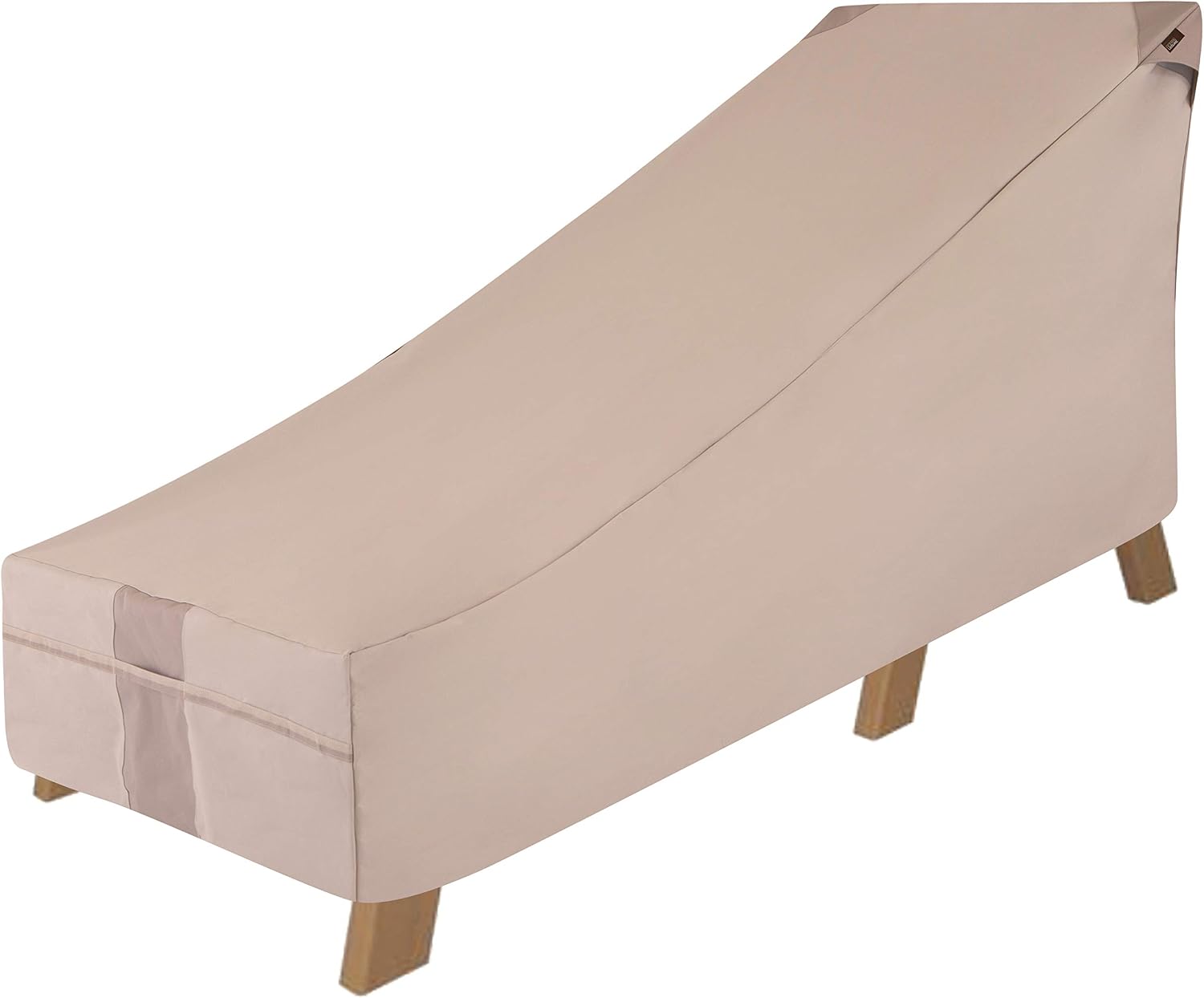 Outdoor Cover Waterproof 38 L X 40 D X 31 H Inches Modern Leisure 2903 Monterey Deep Seat Patio Chair Khaki Fossil Patio Lawn Garden Patio Furniture Covers