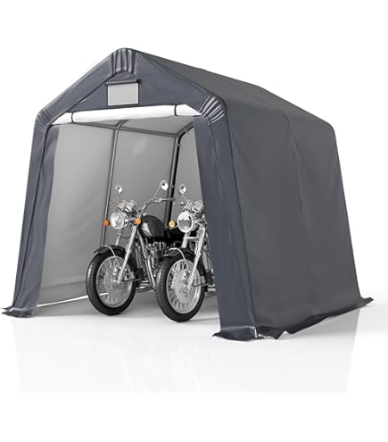 Amazon.com : ShelterLogic 73432 Grey 12'x20'x10' Peak Style