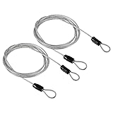 PATIKIL Security Steel Cable 2.5mm x 1.5m/4.92ft