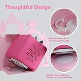 Raweao Metal Shelf for Tonies Figures Pink 43x30cm Wall Mounted view 4