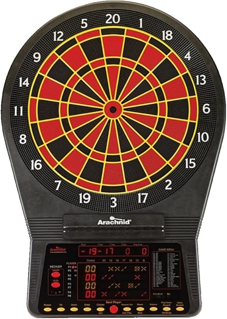 Arachnid Cricket Pro 900 Talking Electronic Dartboard with Soft Tip
