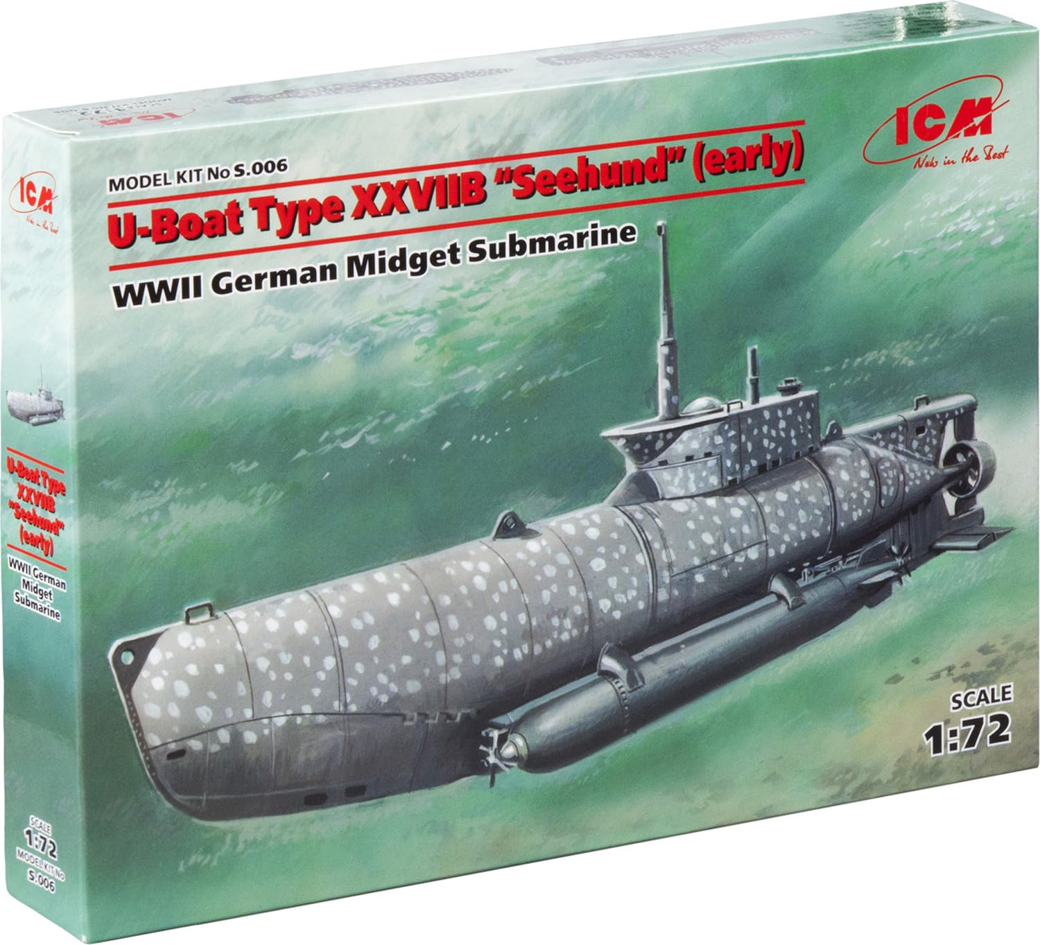 ICM 1:72 - U-Boat Type XXVIIB Seehund (early)