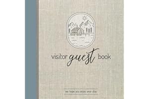 Visitor Guest Book: Welcome Visitor Guest Book for Vacation Home, Air bnb, Vacation Rentals and Cottage
