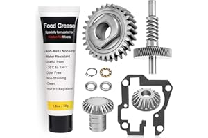 9706529 W11086780 9709231 WP9709231 Worm Gear - by Ohoho - Compatible with Whirlpool/Kitchenaid 5QT & 6QT Stand Mixer Replace