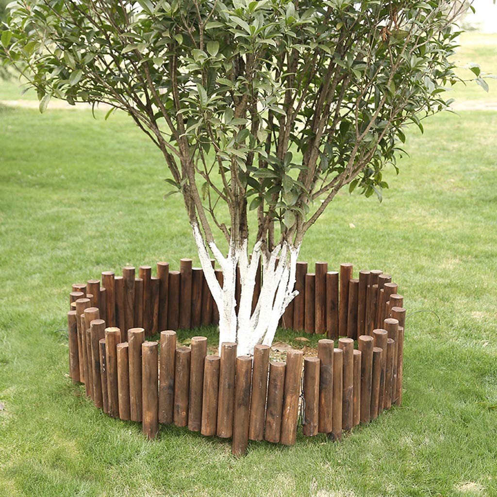 LXFYMX Vallas para Jardin Césped de Madera Efecto jardín Borde ...