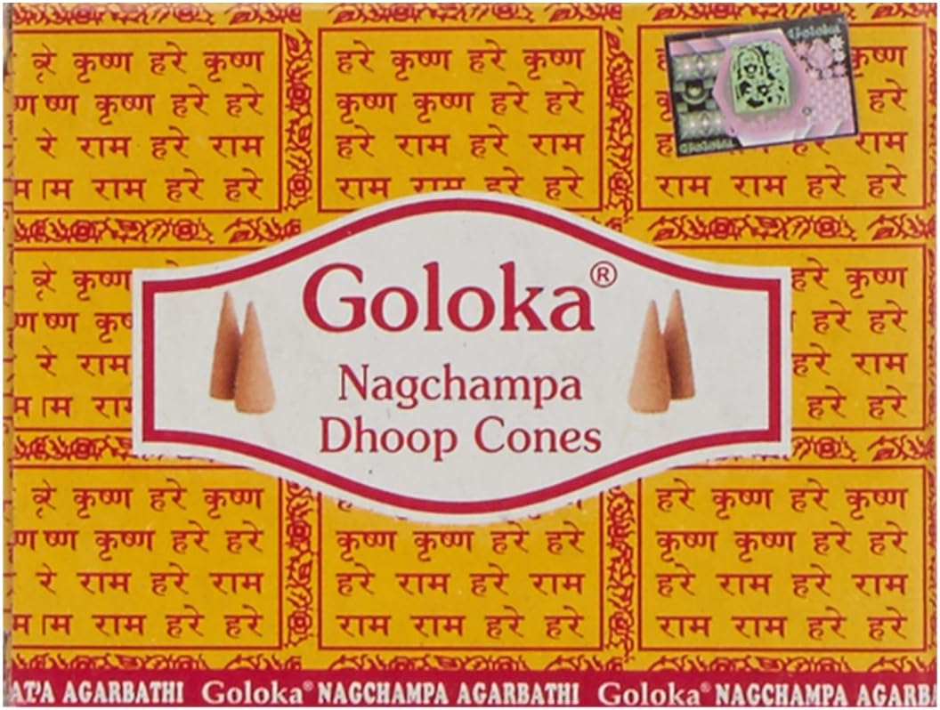 NALE - Lot Assorti De Cônes D'encens - Parfums Goloka Nag Champa Inclus