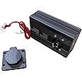 10 Amp Panel Mount 12V Battery Charger for Hydraulic Dump Trailer, Car, Marine. On Board Trickle Charger for 12 Volt Systems