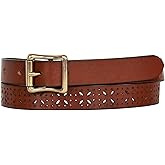 Eddie Bauer Women's Casual Leather Belts with Durable Metal Buckle