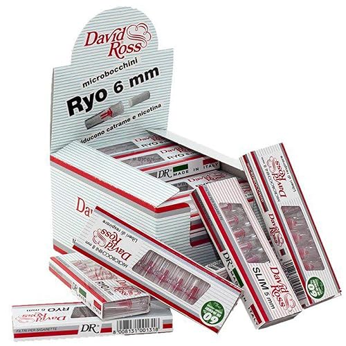 David Ross Micro Mini Cigarette Filters 6 mm Virginia Slims 1 Box of 10 in  Kenya