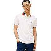 Tommy Hilfiger Mens Short Sleeve Casual Polo Shirts in Regular Fit with Crest and Collar Designs