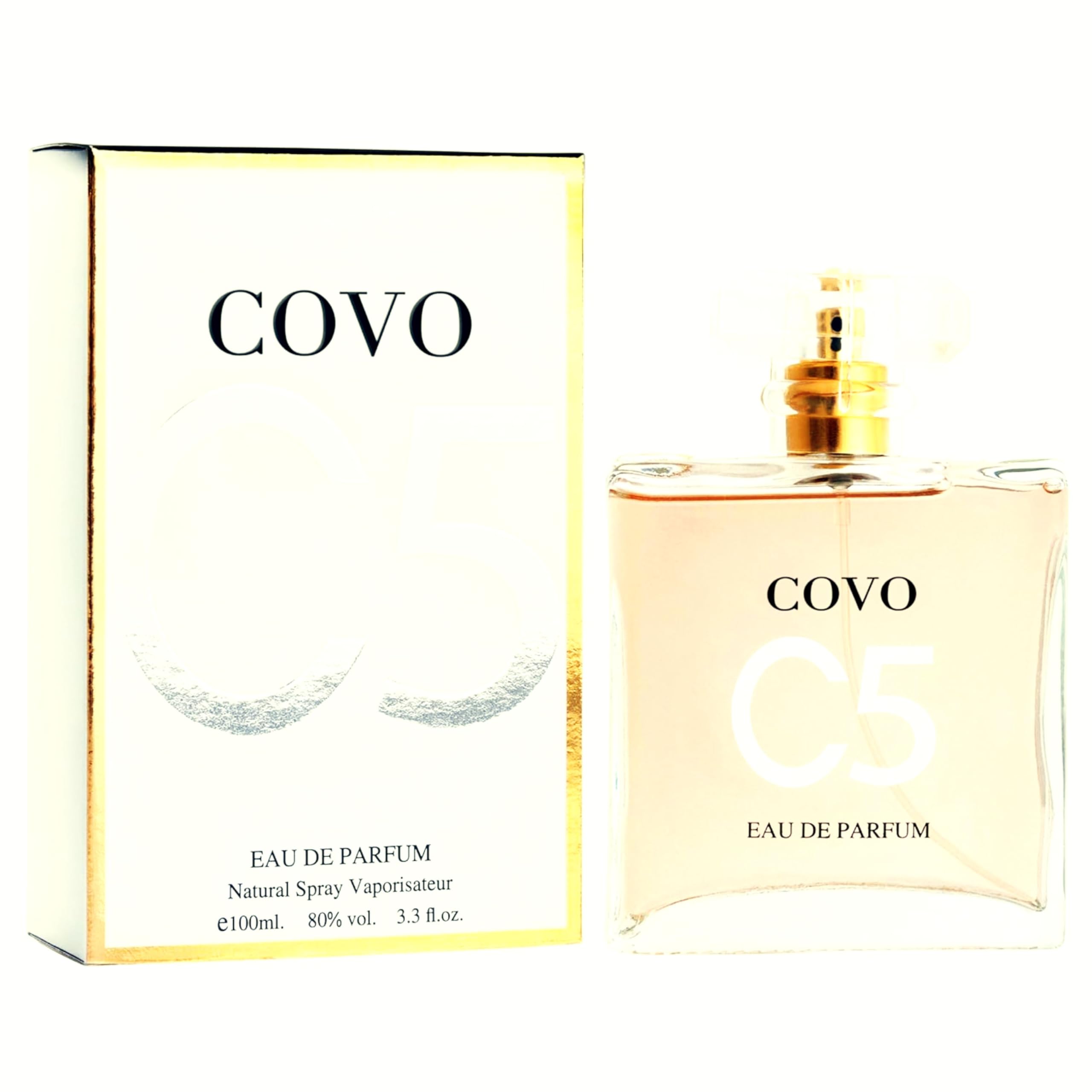 URBAN COLLECTION C5 for Women Eau De Parfum Dark- Pure Femininity in a Bottle - Delicate Floral Scents of Jasmine and May Rose - Elegant 100ml Bottle For Any Occasion
