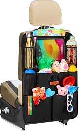 SURDOCA Upgraded Car Seat Organiser 8 Pockets 11-inch Tablet Holder