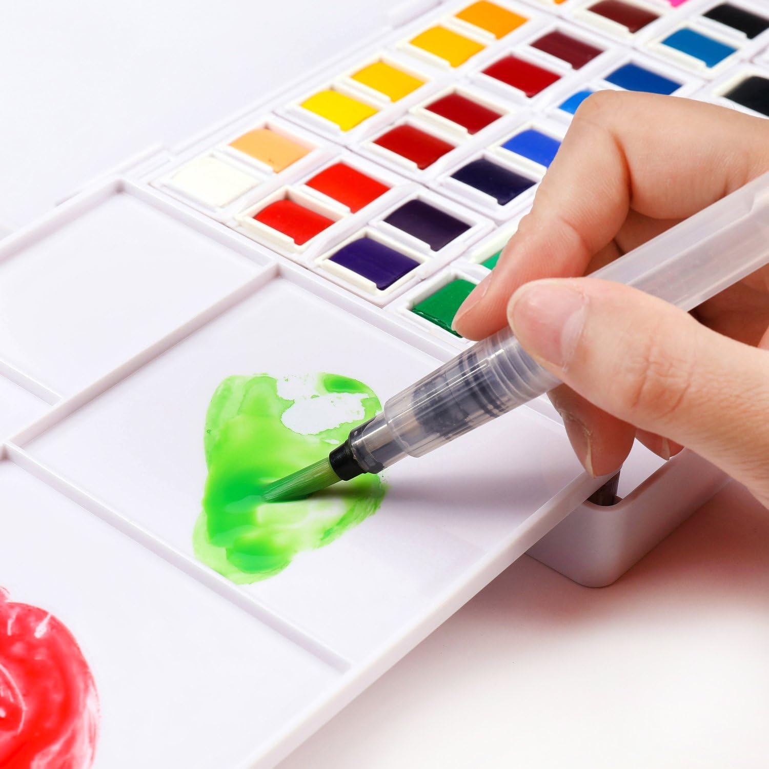 Dyvicl Watercolor Paint Set 48 Assorted Watercolors Field Sketch Set