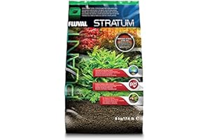 Fluval 12695 Plant and Shrimp Stratum for Freshwater Fish Tanks, 17.6 lbs. – Aquarium Substrate for Strong Plant Growth, Supports Neutral to Slightly Acidic pH