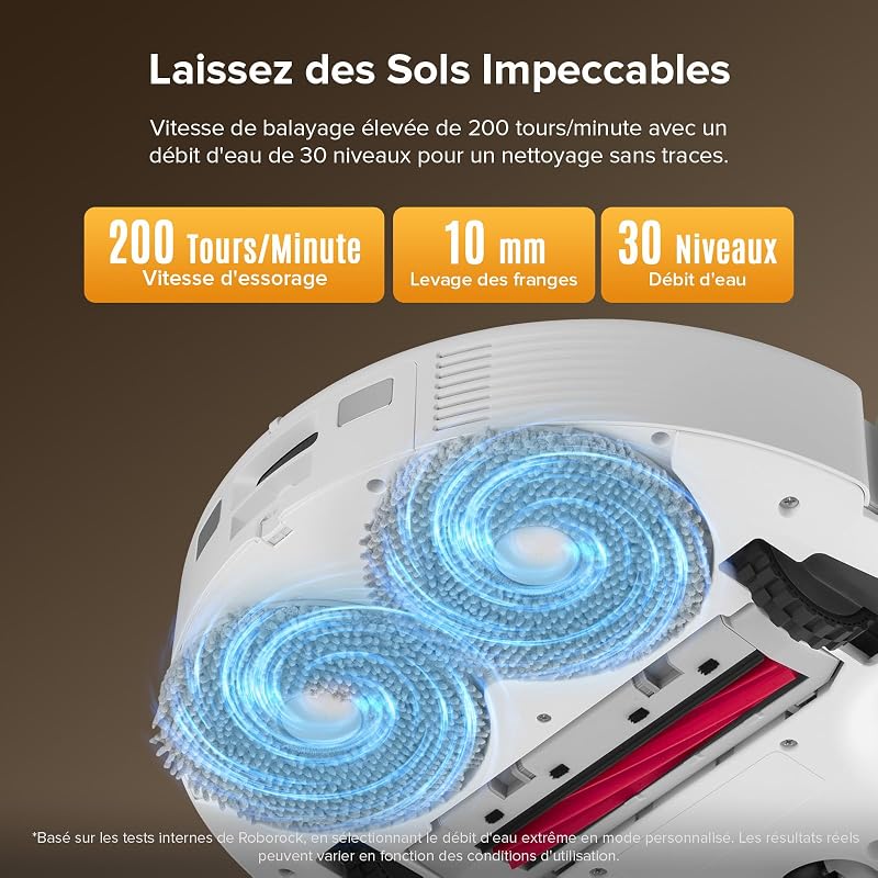 QV 35S Robot Aspirateur Set, 10 000 pa d'Aspiration, Double Système Anti-Enchevêtrement, Deux Balais Relevables 10mm, Technologie RéActive & Navigation PreciSense LiDAR, Station Tout-en-Un