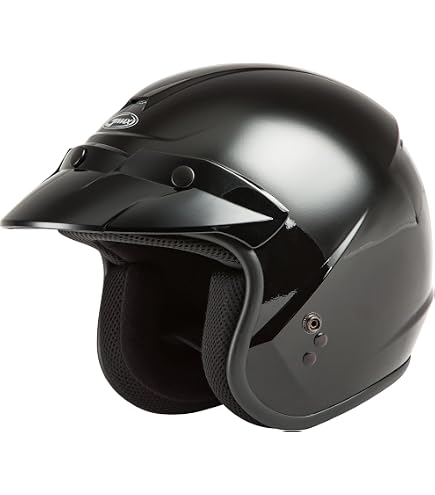 GMAX OF-17 Open-Face Street Helmet (Black, X-Small) : Sports & Outdoors
