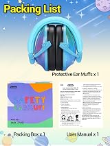 Dr.meter Ear Defenders Children, Noise Reduction 27.4 dB, Adjustable Headband view 8