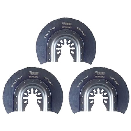 3 x SabreCut SP90F_3 Sägeblatt für Dewalt Stanley Black und Decker Bosch Fein (Nicht-StarLock) Makita Milwaukee Einhell Ergot