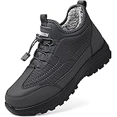 TEMOFON Snow Boots for Women Winter: Waterproof Slip On Fur Warm Snow Boots - Comfortable Walking Ankle Winter Outdoor Shoes 5-12