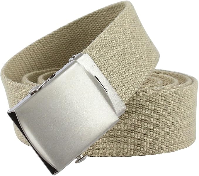 Ceinture Sangle Militaire Shenky Noire - Largeur 4 Cm, Longueur Réglable 140 à 200 Cm, Boucle Robuste