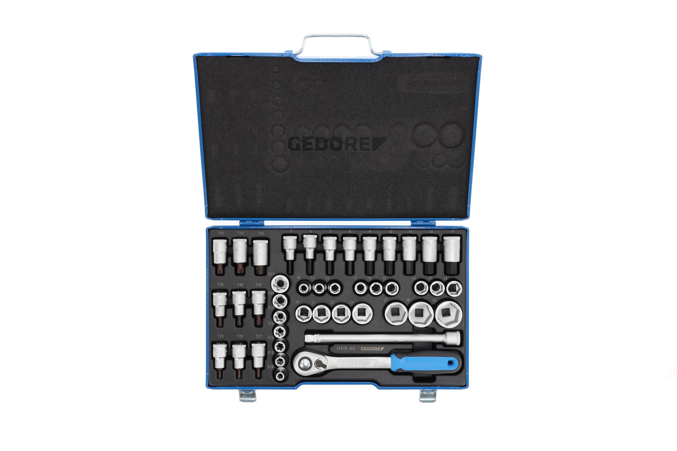 Gedore ITX19INU-20 1/2-Inch Tool Set - Red (42-Piece)