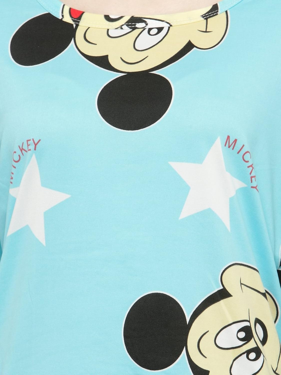 n-gal women blue black printed nightwear pajama loungewear set - nayn41-blue