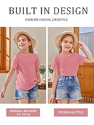 Girls Short Sleeve T Shirts Kids Summer Tops