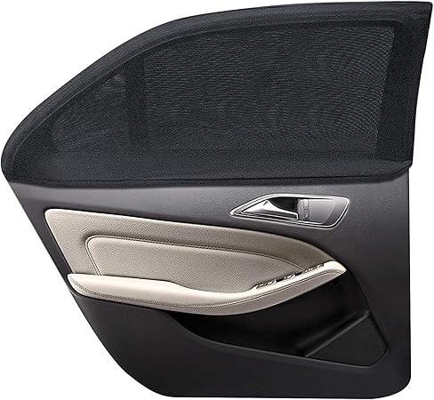 Amazon Fr Win Max Pare Soleil Voiture Bebe 2 Pieces Chaussette Voiture Soleil Par Bloquer Les Rayons Uv Par Protege Soleil Voiture Arriere Enfants Et Animaux Compatibles Avec La Plupart Des Vehicules Noir