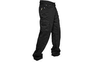 Newfacelook New Motorcycle Working Cargo Trousers Jeans Pants with Aramid Protective Lining