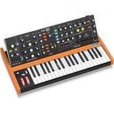 Behringer POLY D Analog 4-Voice Polyphonic Synthesizer with 37 Full-Size Keys, 4 VCOs, Classic Ladder Filter, LFO, BBD Stereo Chorus, Distortion, 32-Step Sequencer and Arpeggiator