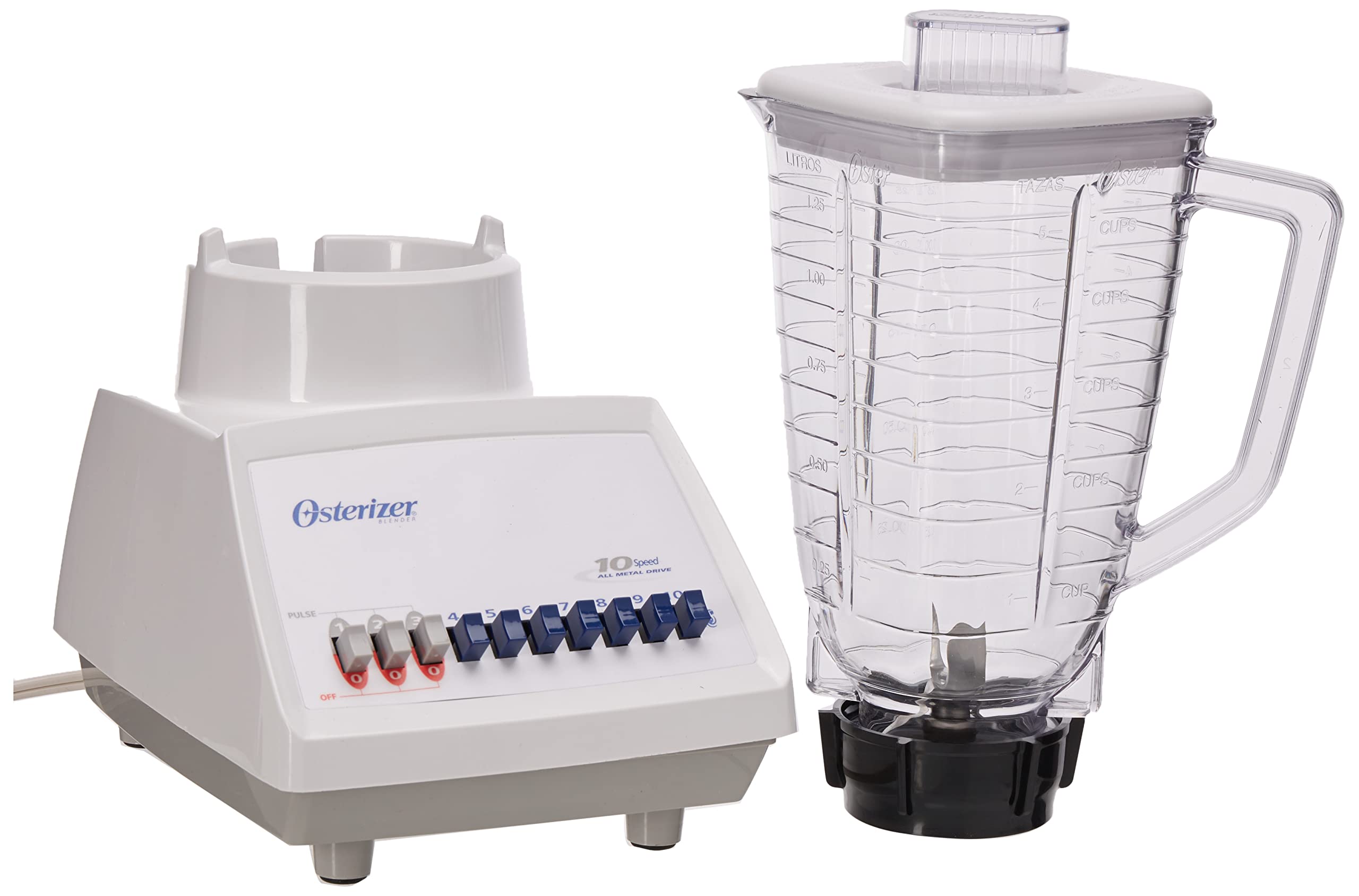 Licuadora Oster Galaxie Clásica Mexicana Hecha en México Osterizer (Blanco)