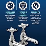 Bristan Bristan 1901 Basin Pillar Taps with Crosshead Chrome N 1/2 C CD view 6