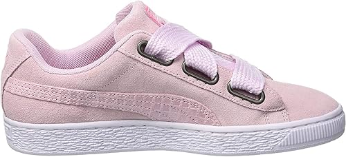 puma suede heart rosa