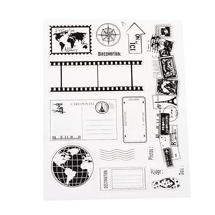 Timbri In Silicone Trasparente Per Scrapbooking Bigliettini