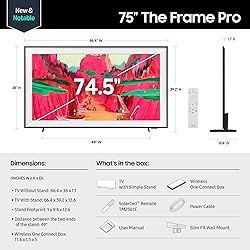 SAMSUNG 75-Inch Class The Frame Pro LS03FW 4K Neo