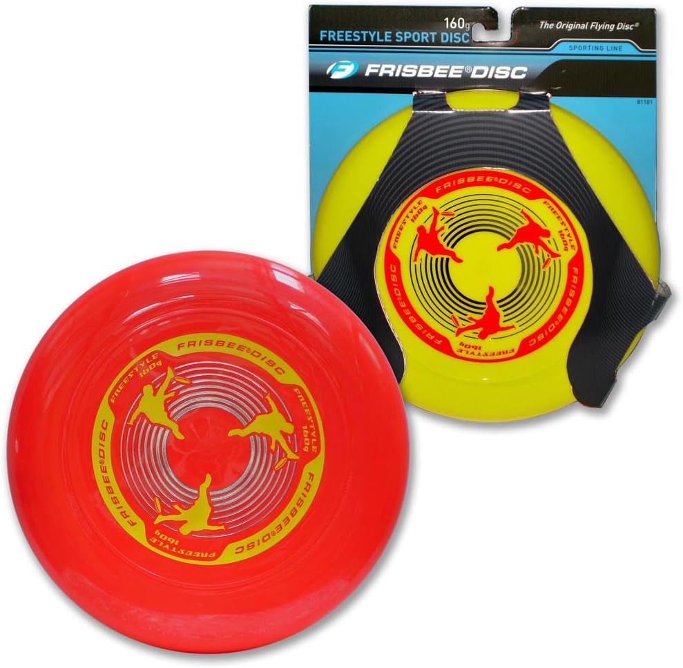 WhamO 160Gram Freestyle Frisbee Disc (Colors Vary), Flying Discs