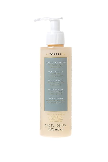 korres foaming cream cleanser