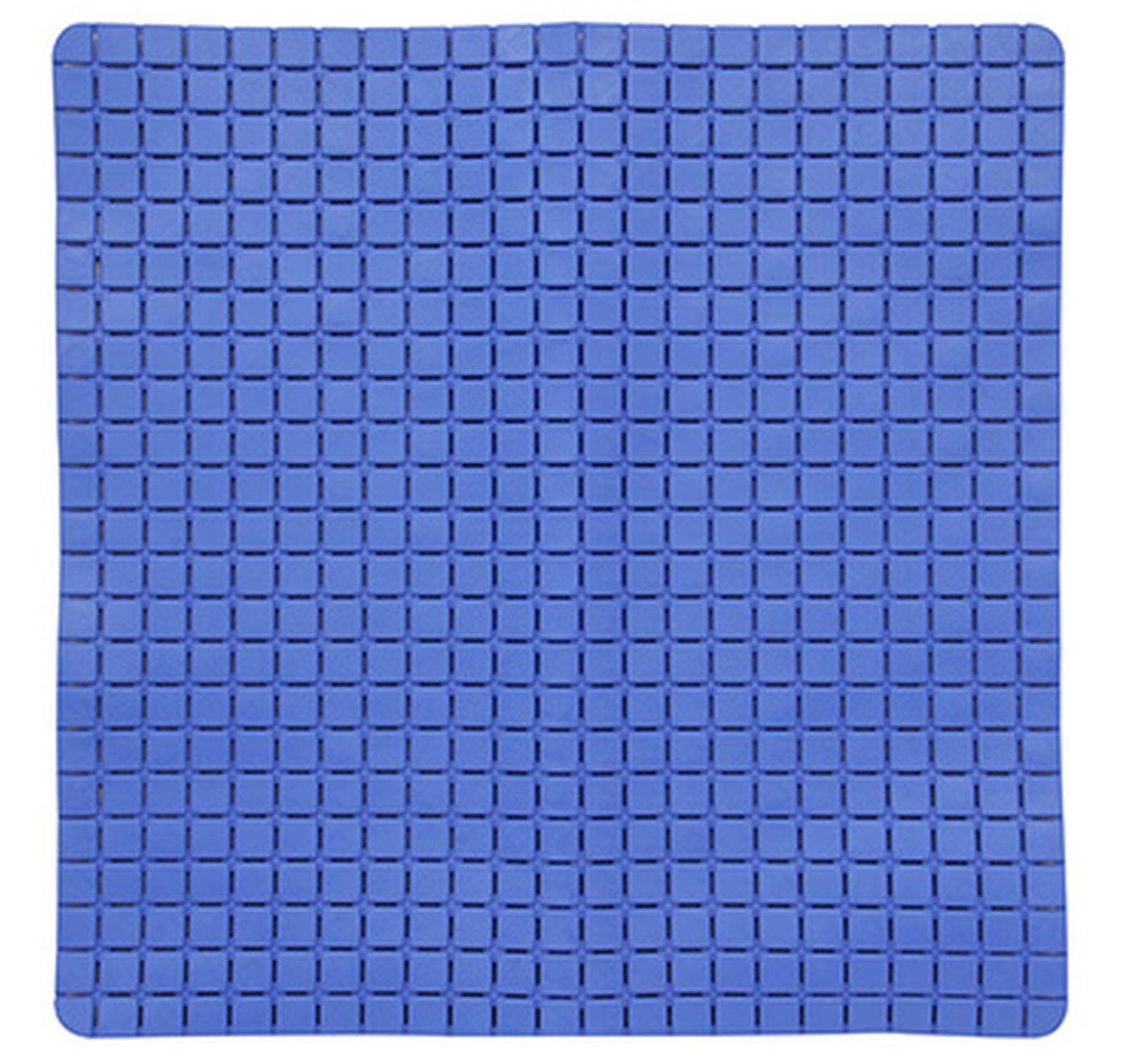 Bath mat "Quadro Premium" 54x54cm dark blue
