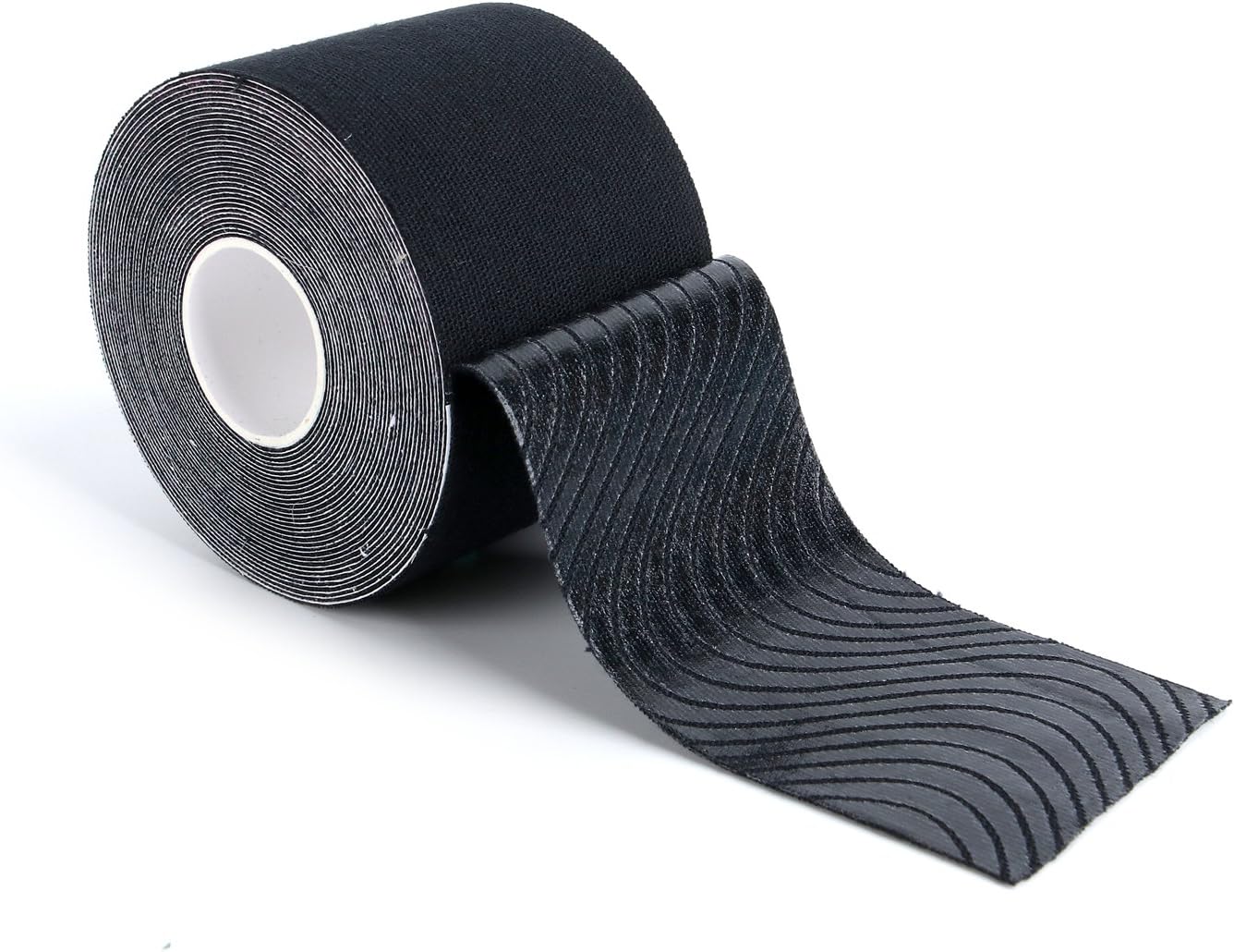 Kinesiology Tape, K Sports Tape Muscle Tape for Knee Shoulder Ankle Elbow 5cm X 5m (Beige) (Black), 3 Count (Pack of 1) - Image 3